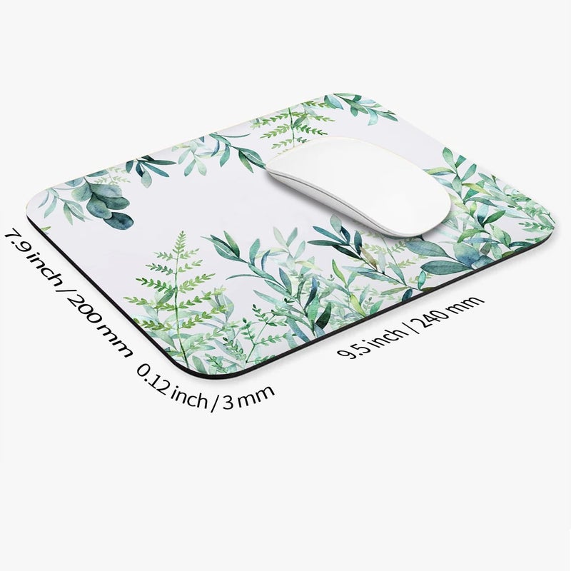 Armanza Square Mouse Pad Green Grass, Personalized Premium-Textured Custom Mouse Mat Design, Washable Mousepad Cloth, Non-Slip Rubber Base Computer Mouse Pads for Wireless Mouse - Image 2